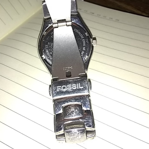 Fossil Arkitekt Date Just Blue Face FS-2906 RUNS - Picture 8 of 8